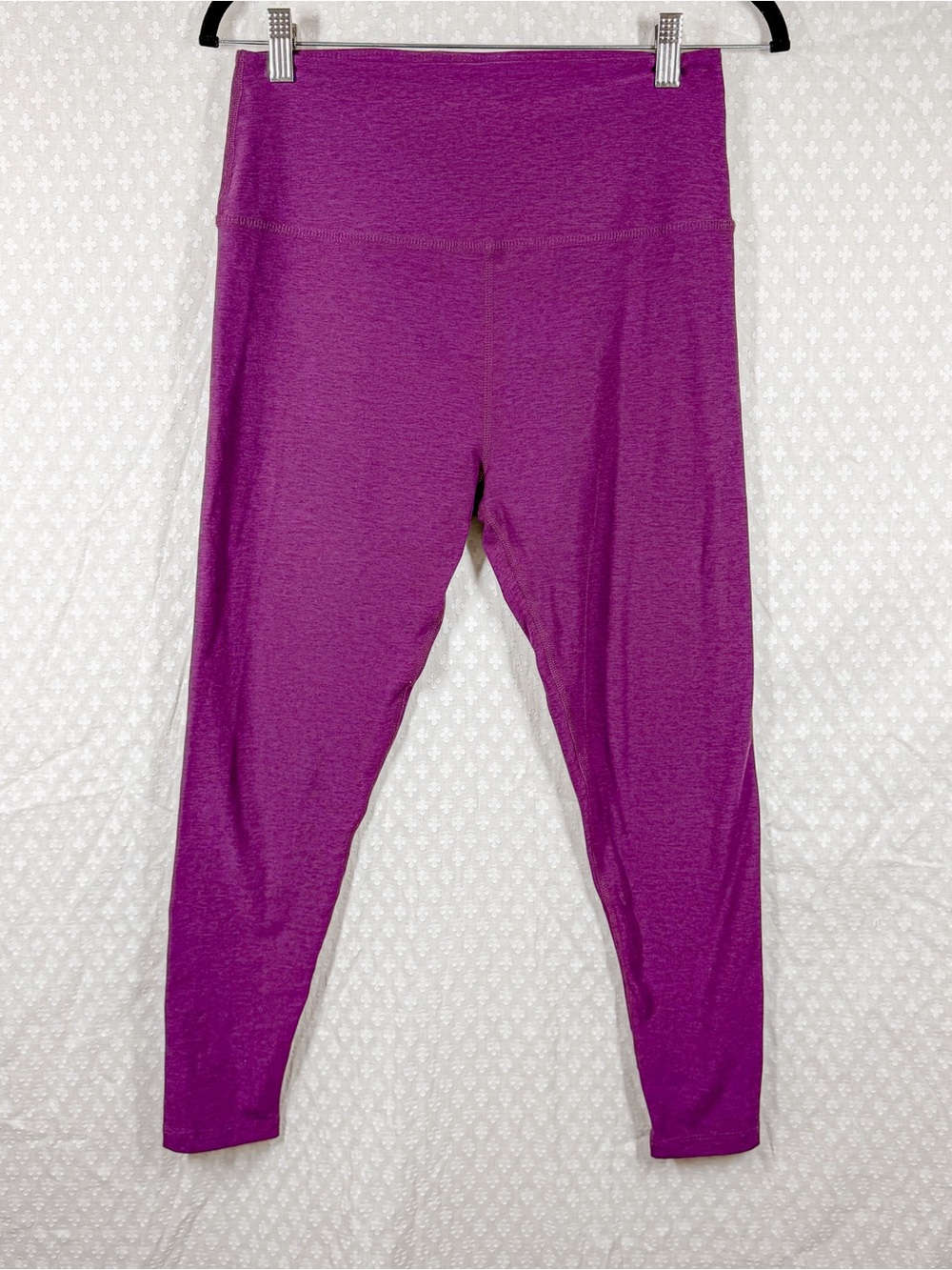 Beyond Yoga Purple Space Dye Caught In The Midi High Rise Leggings